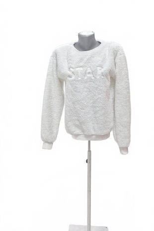 Dievčenská mikina Girls Destination s potlačou, farba biela, veľkosť 170