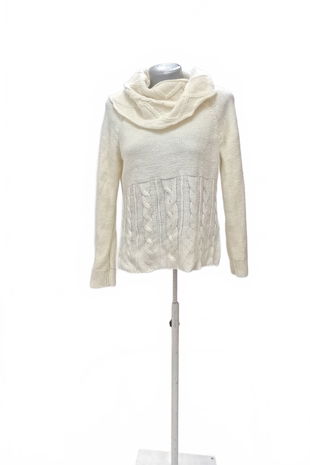 Dámský svetr F&F, barva bílá, velikost 46