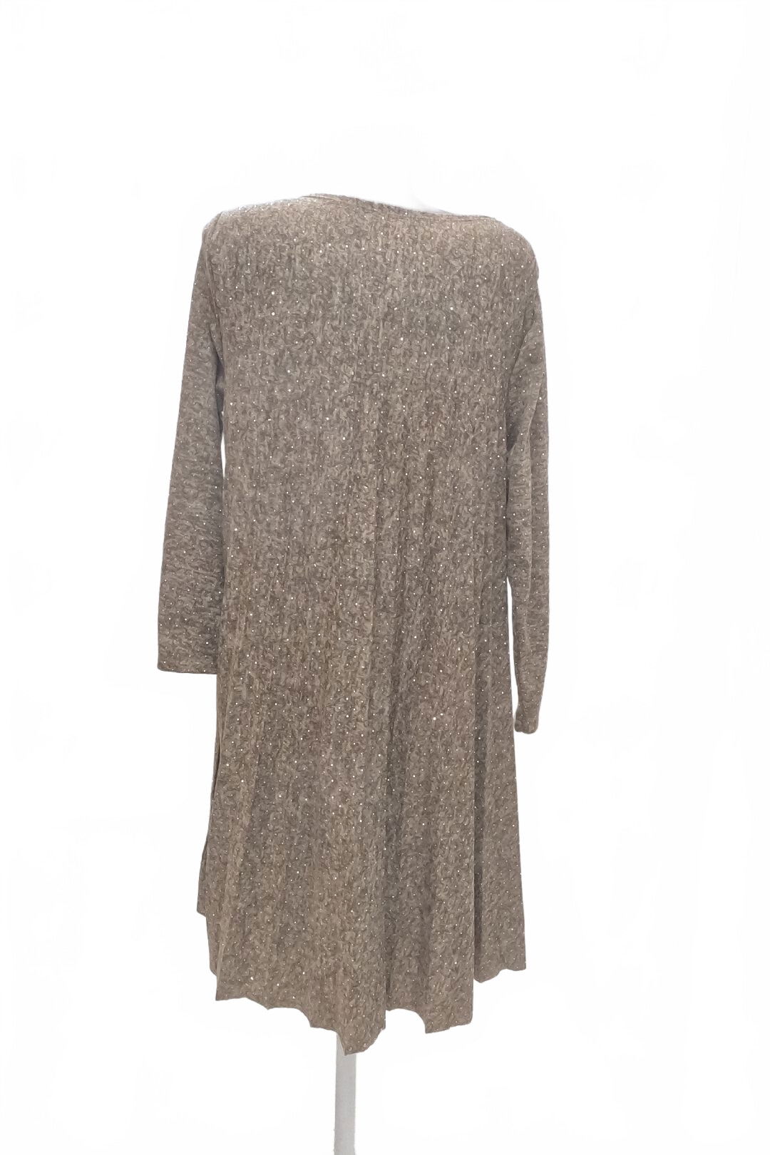 Dámske šaty New Collection, farba hnedá, veľkosť M