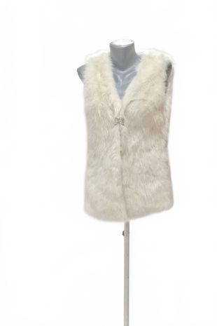 Dámska vesta Amisu, farba biela, veľkosť 36