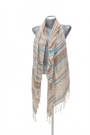 Dámský šátek Genesis, barva vzorovaná