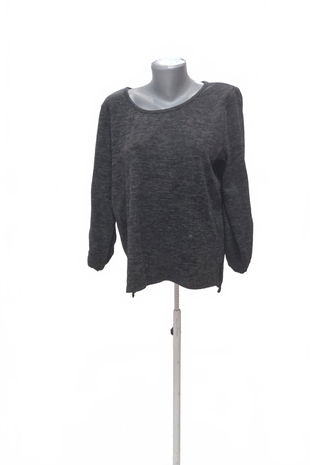 Dámské tričko Made In Italy bez potisku, barva černá, velikost XL