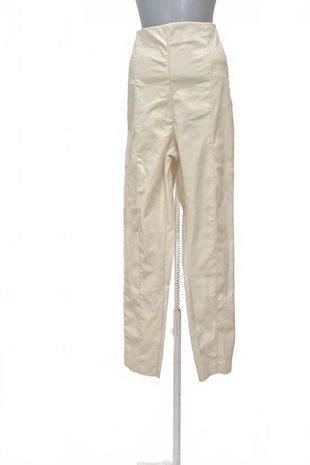 Dámské kalhoty H&M, barva béžová, velikost 46