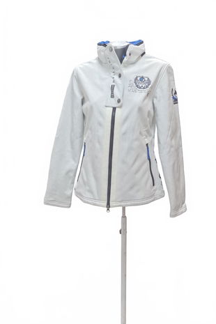 Dámska bunda Tom Tailor, farba biela, veľkosť L