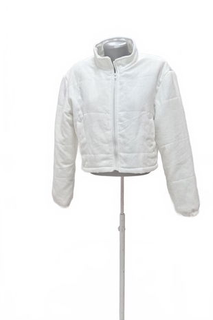 Dámska zimná bunda Shein, farba biela, veľkosť 38