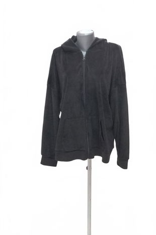 Dámská mikina Janina bez potisku, barva černá, velikost 48