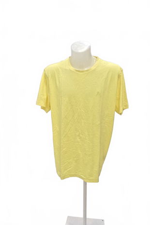 Pánské tričko Lerros bez potisku, barva žlutá, velikost 2XL