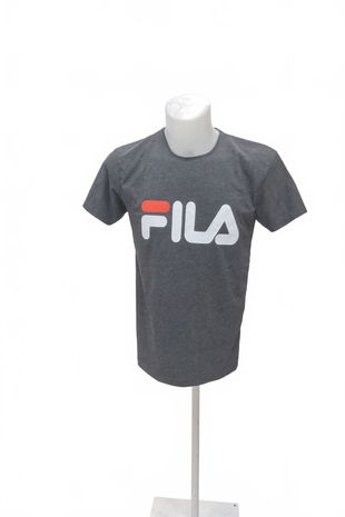 Pánské tričko Fila s potiskem, barva šedá, velikost 2XL