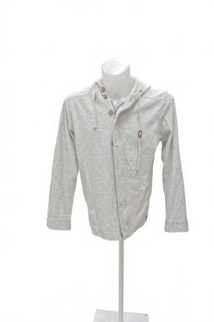 Pánská mikina Genesis bez potisku, barva šedá, velikost M