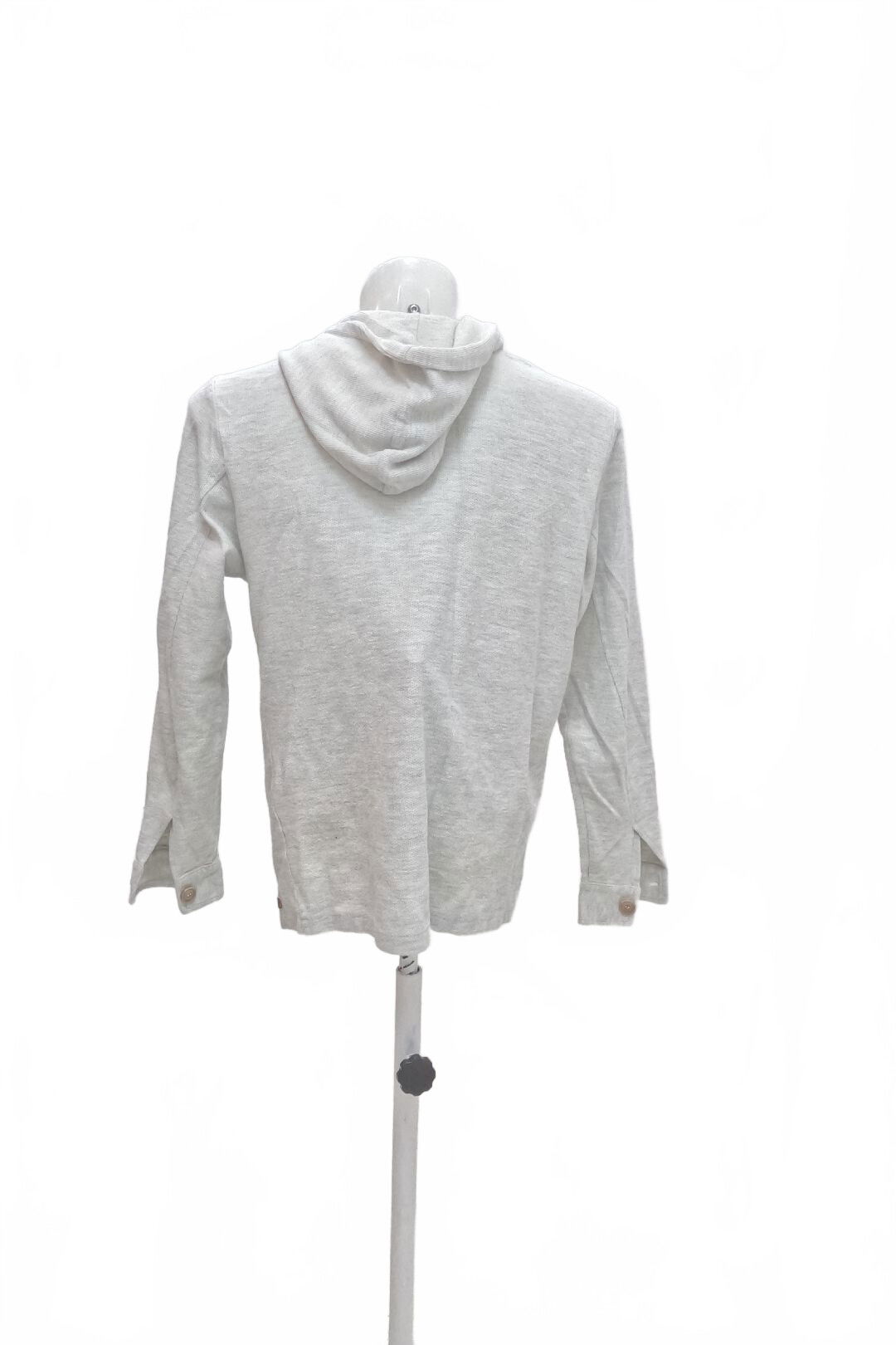 Pánská mikina Genesis bez potisku, barva šedá, velikost M