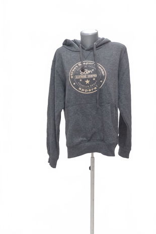 Dámská mikina Sam 73 s potiskem, barva šedá, velikost XL