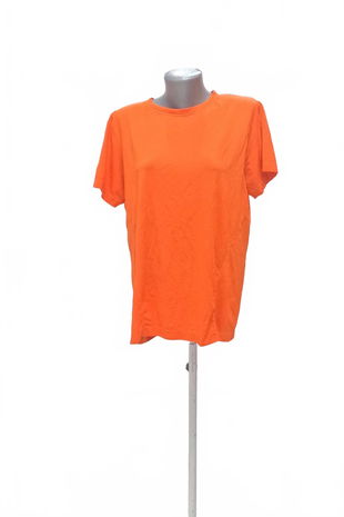 Dámské tričko Sinsay bez potisku, barva oranžová, velikost XL