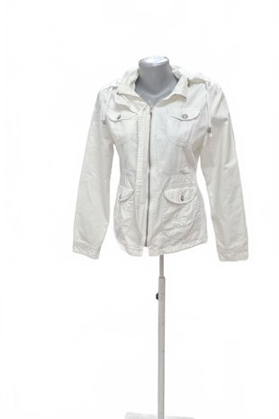 Dámska bunda Gate, farba biela, veľkosť S