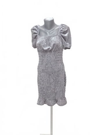 Dámske šaty Divided, farba sivá, veľkosť M