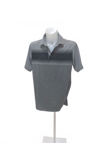 Pánské tričko Genesis bez potisku, barva pruhovaná, velikost L