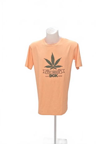 Pánské tričko Genesis s potiskem, barva oranžová, velikost XL