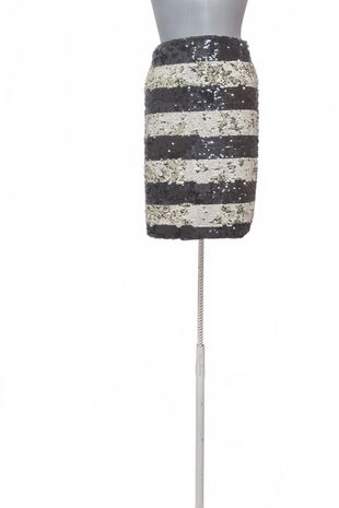 Dámska sukňa Lindex, farba pruhovaná, veľkosť L