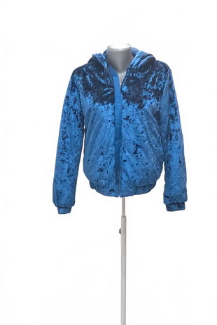 Dámska mikina Soyaconcept bez potlače, farba modrá, veľkosť M