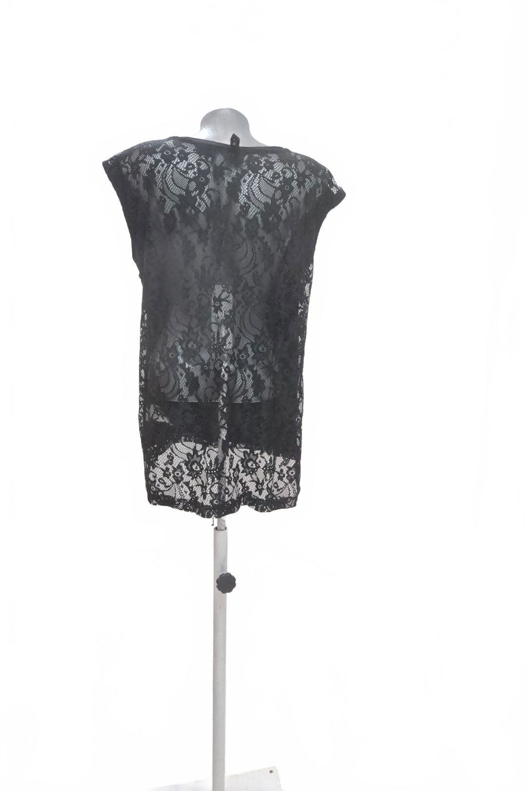 Dámske tričko Flame bez potlače, farba čierna, veľkosť M