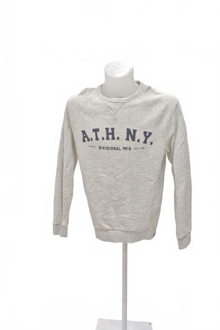 Pánská mikina C&A s potiskem, barva šedá, velikost M