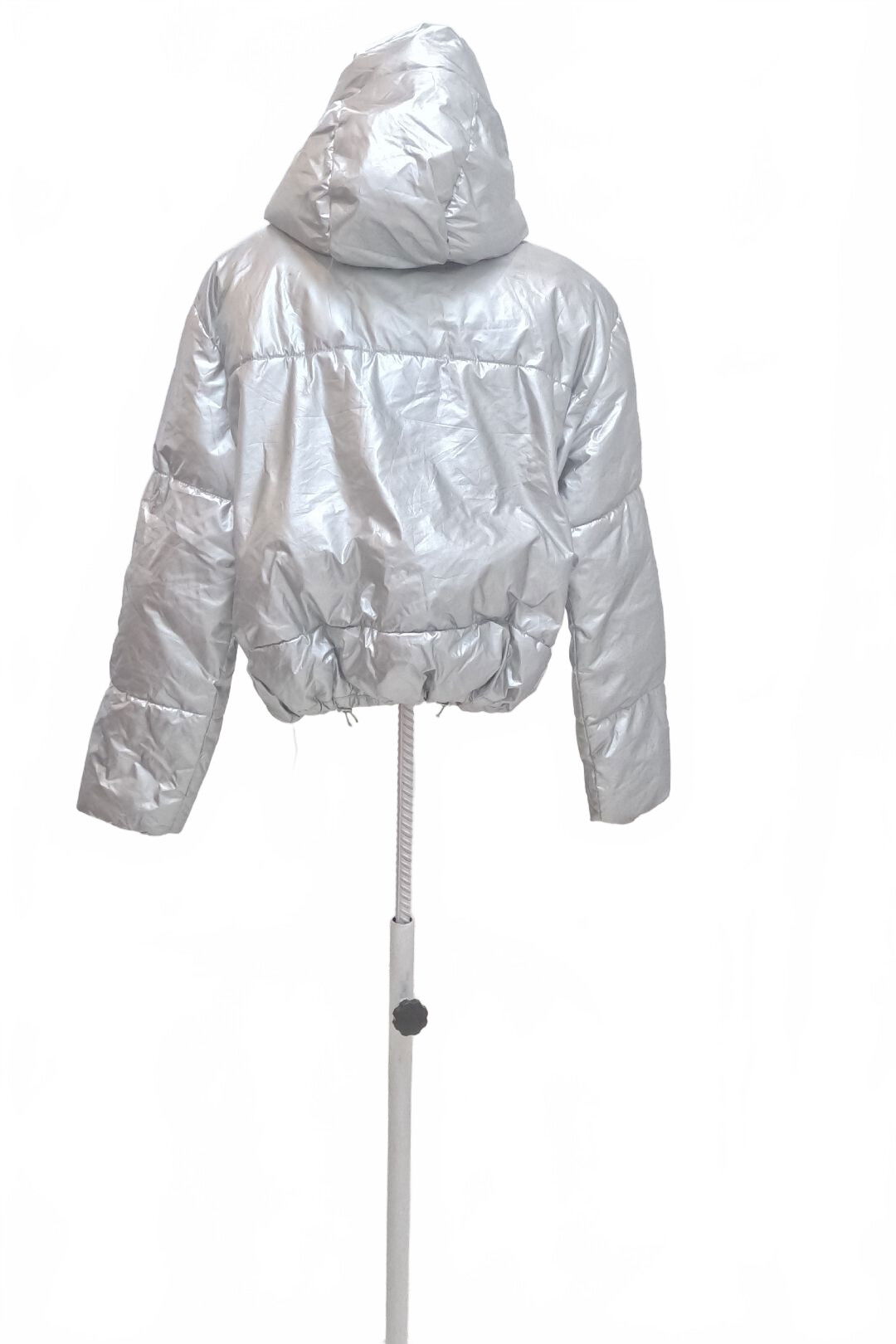 Dámska zimná bunda Mohito, farba strieborná, veľkosť XS