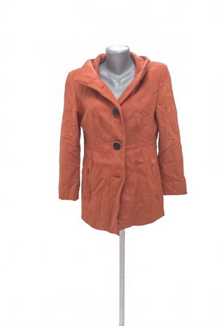 Dámsky kabát Yessica, farba oranžová, veľkosť 40