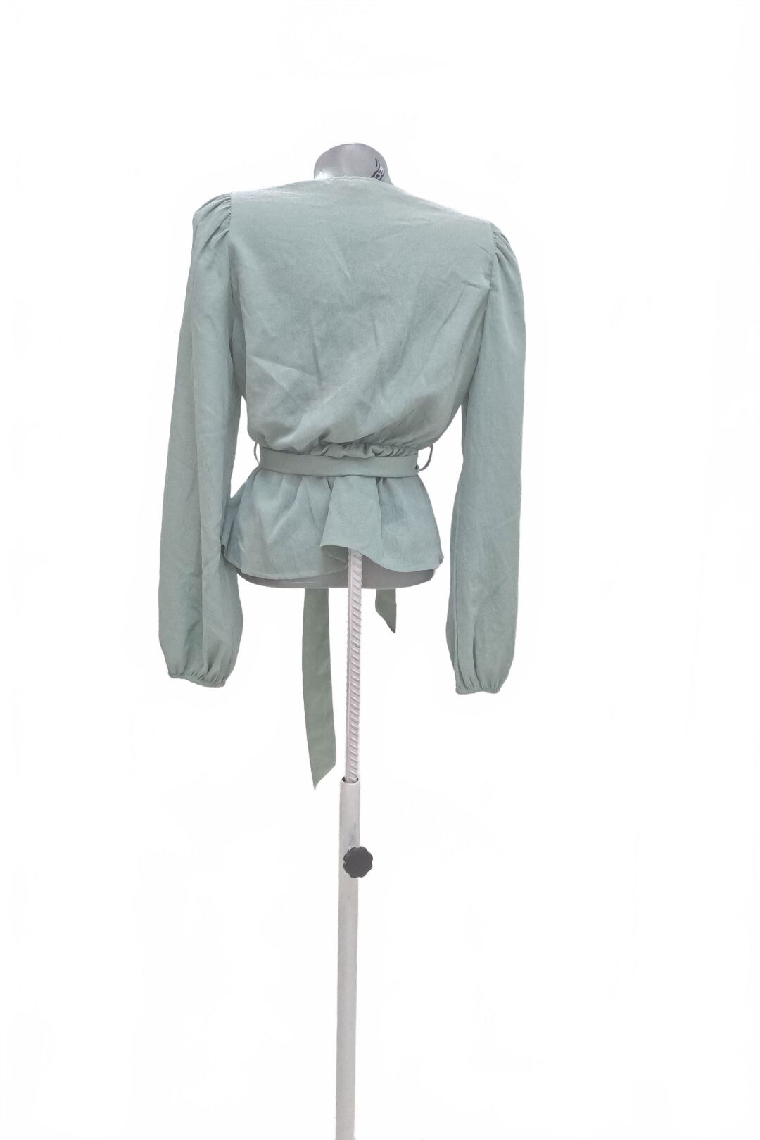 Dámska blúzka Pieces, farba zelená, veľkosť XS