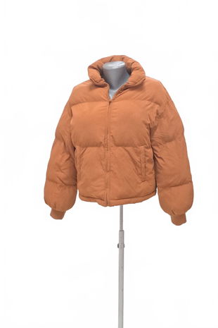 Dámska zimná bunda Shein, farba oranžová, veľkosť 36