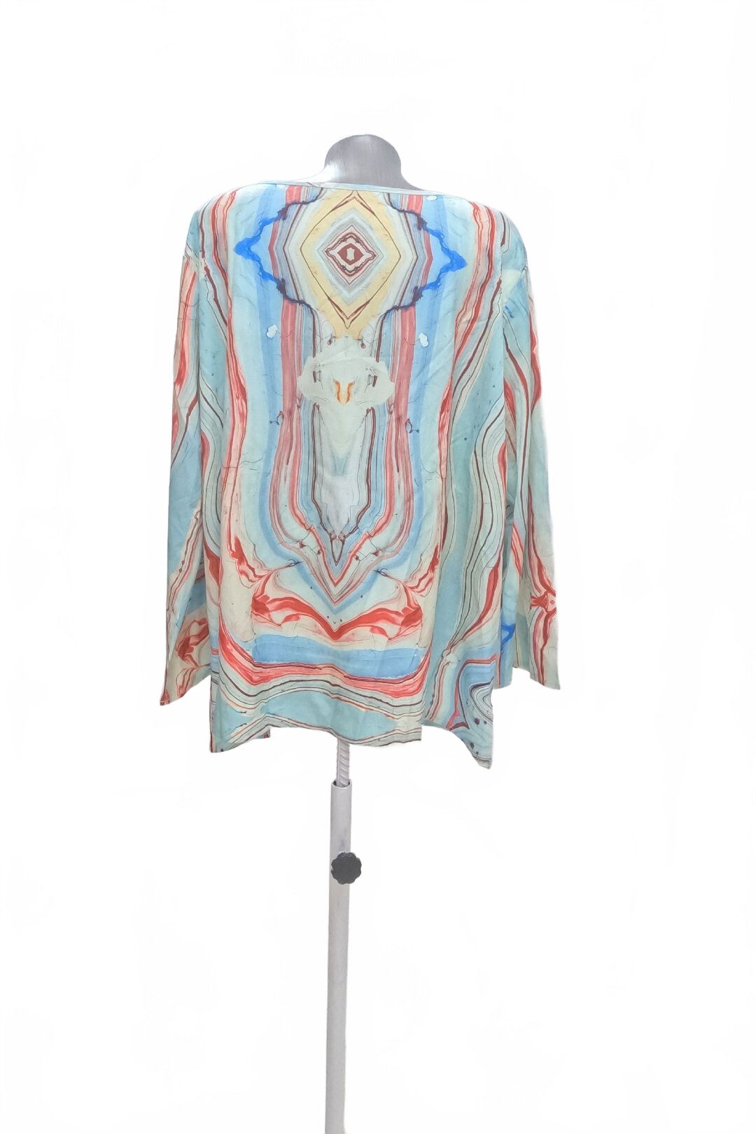 Dámské tričko Shein bez potisku, barva vzorovaná, velikost 3XL