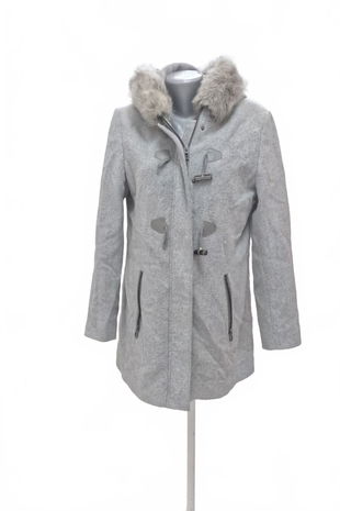 Dámsky zimný kabát Bonita, farba sivá, veľkosť 38