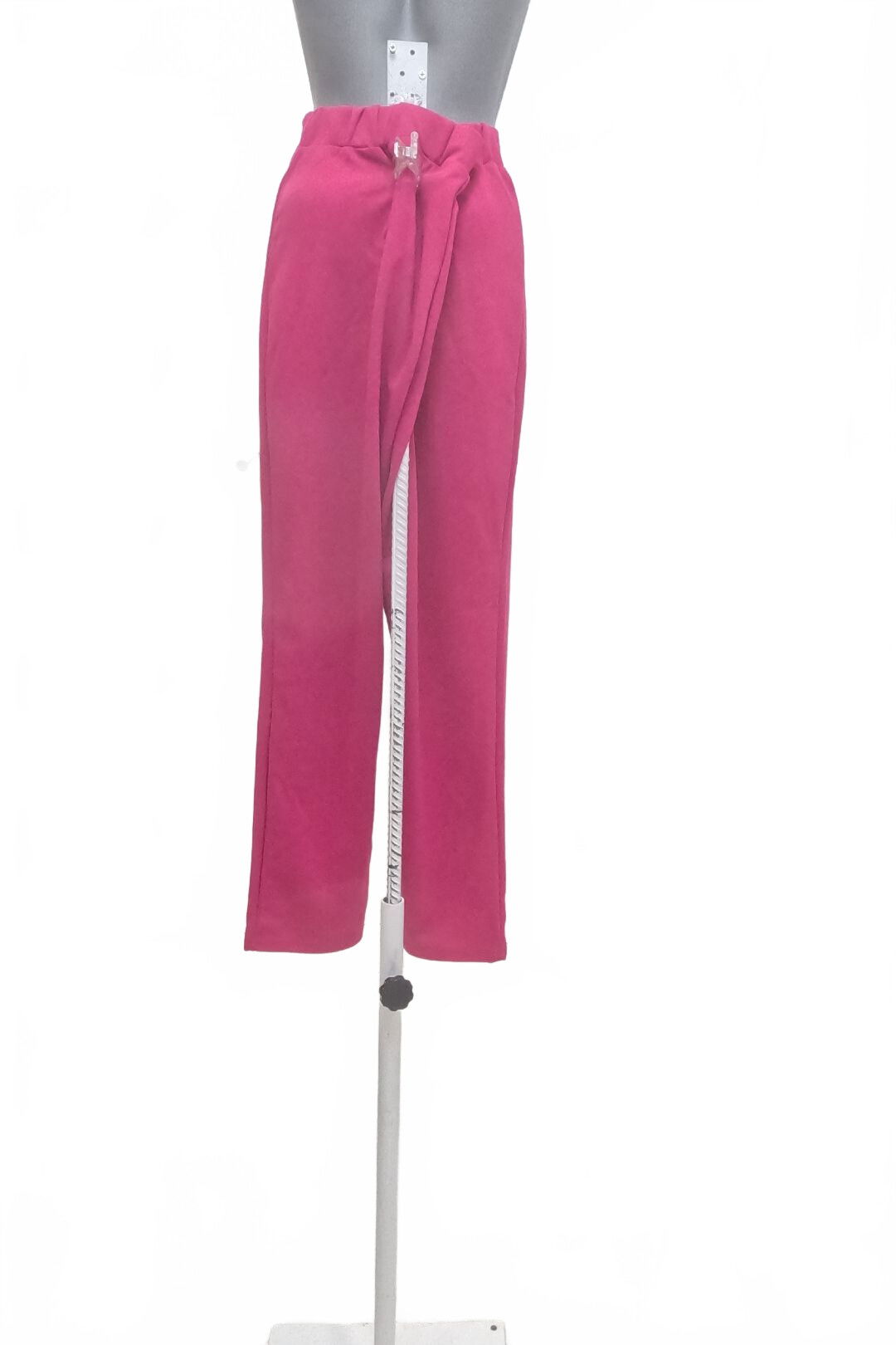 Dámské kalhoty Shein, barva růžová, velikost XL