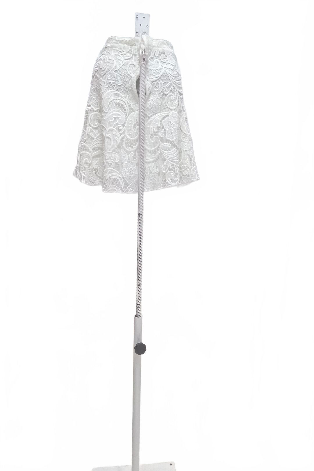 Dámska sukňa Amisu, farba biela, veľkosť 34