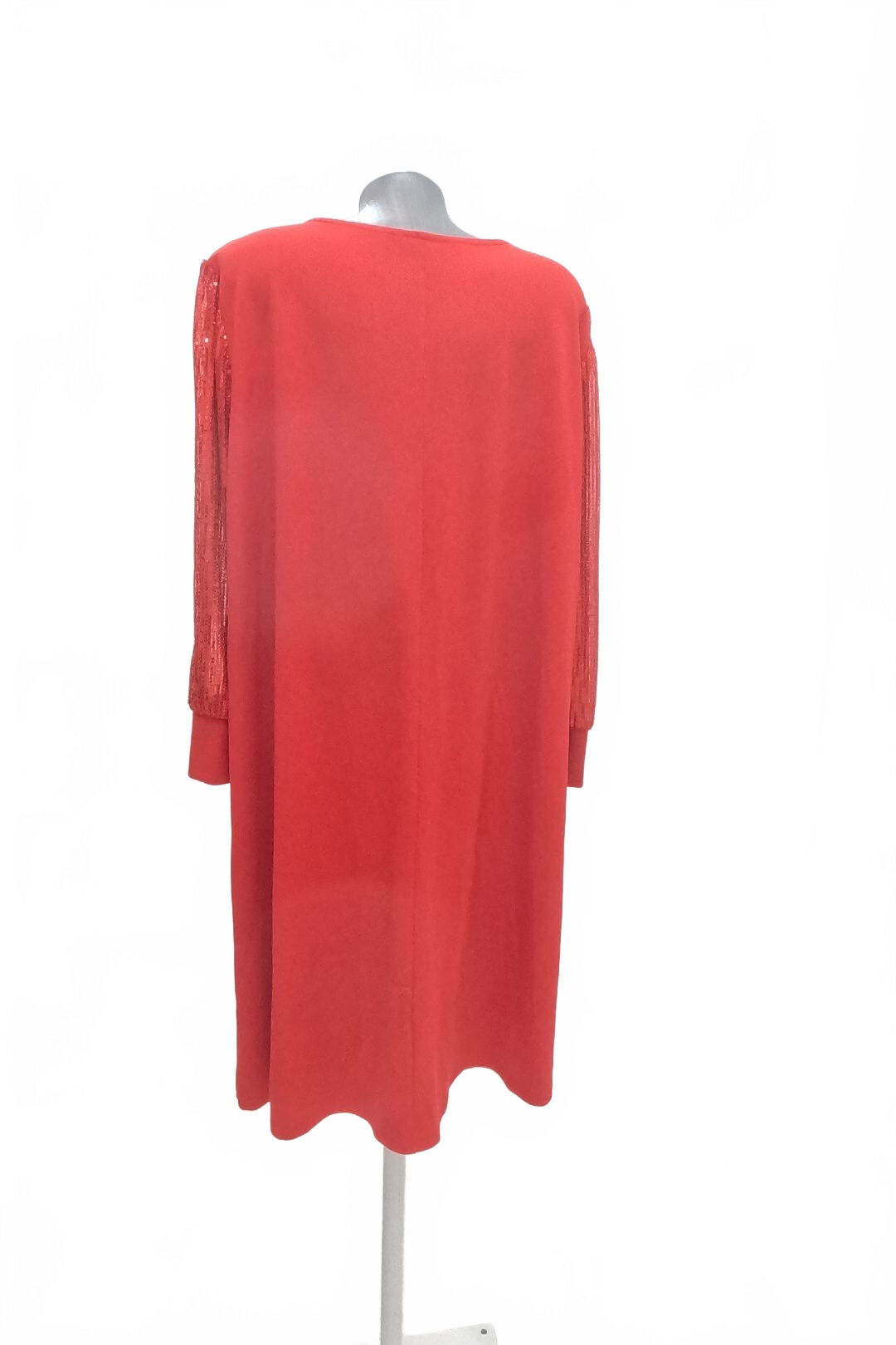 Dámské šaty New Collection, barva červená, velikost 2XL