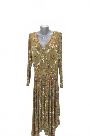 Dámské šaty Rainbow, barva květovaná, velikost XL