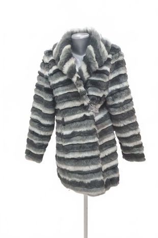 Dámsky zimný kabát Genesis, farba pruhovaná, veľkosť 44
