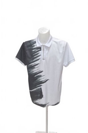 Pánské tričko Genesis s potiskem, barva bílá, velikost L