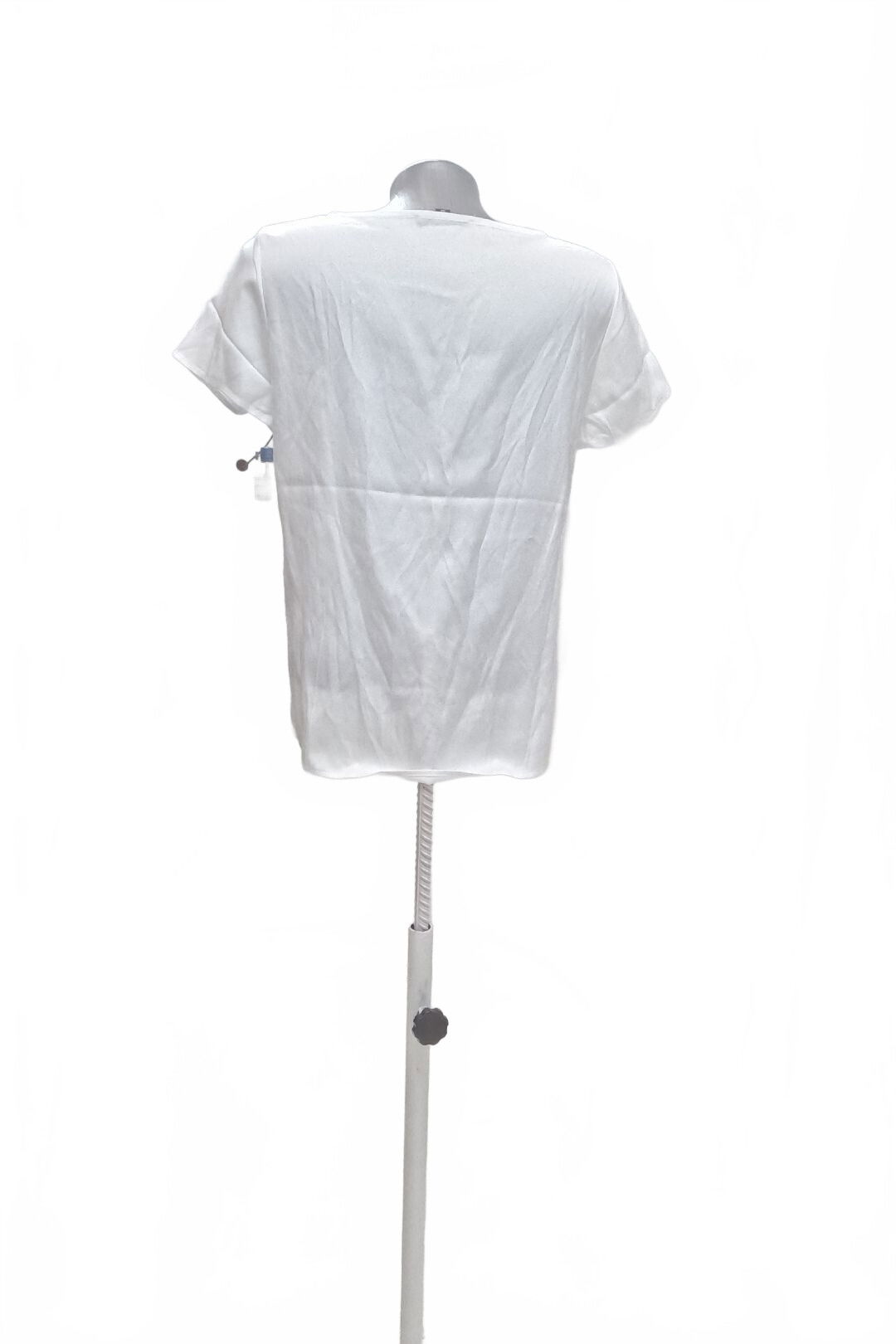 Dámske tričko Comma bez potlače, farba biela, veľkosť 34