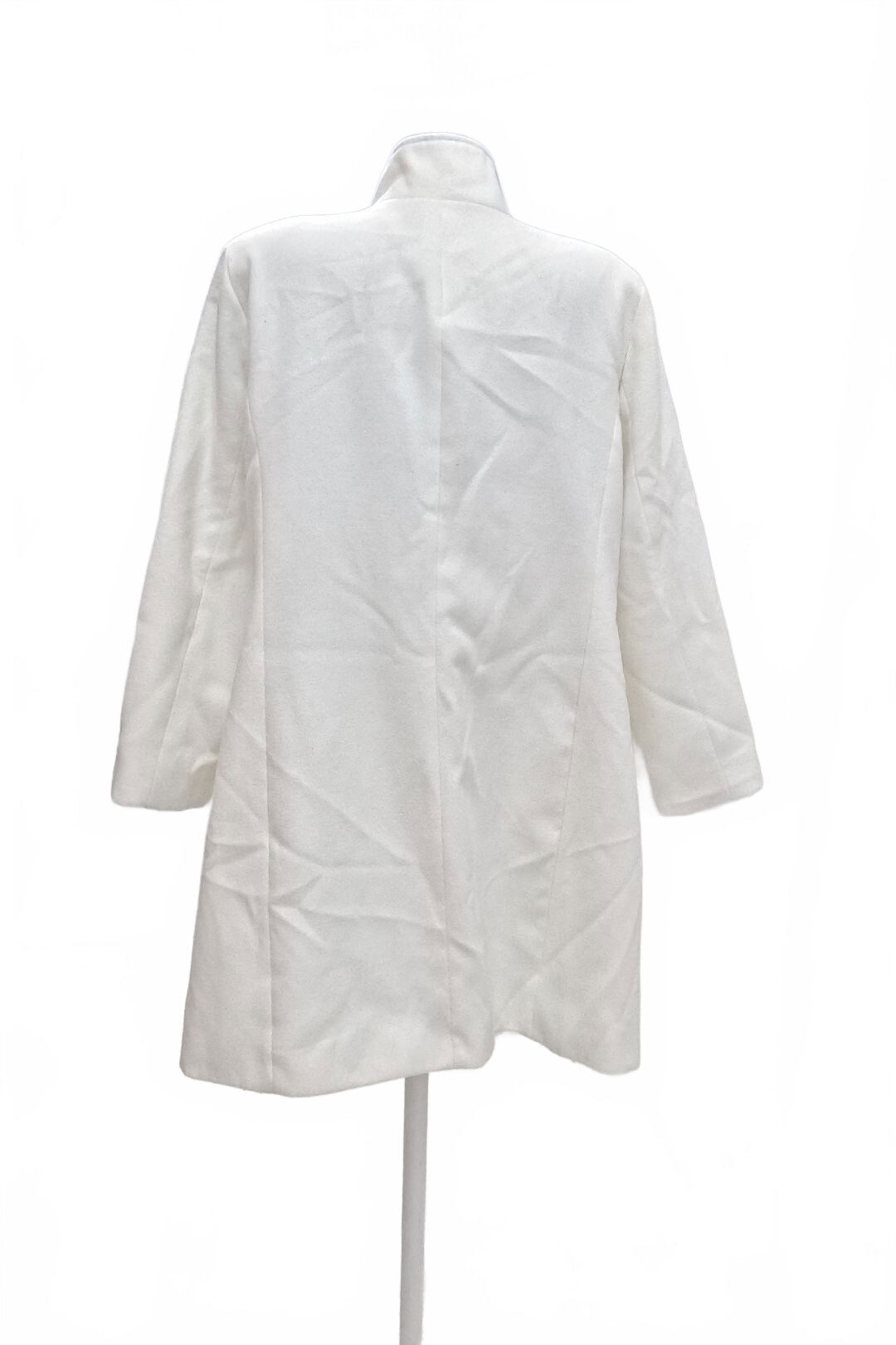 Dámský zimní kabát Bpc Bonprix Collection, barva bílá, velikost 50