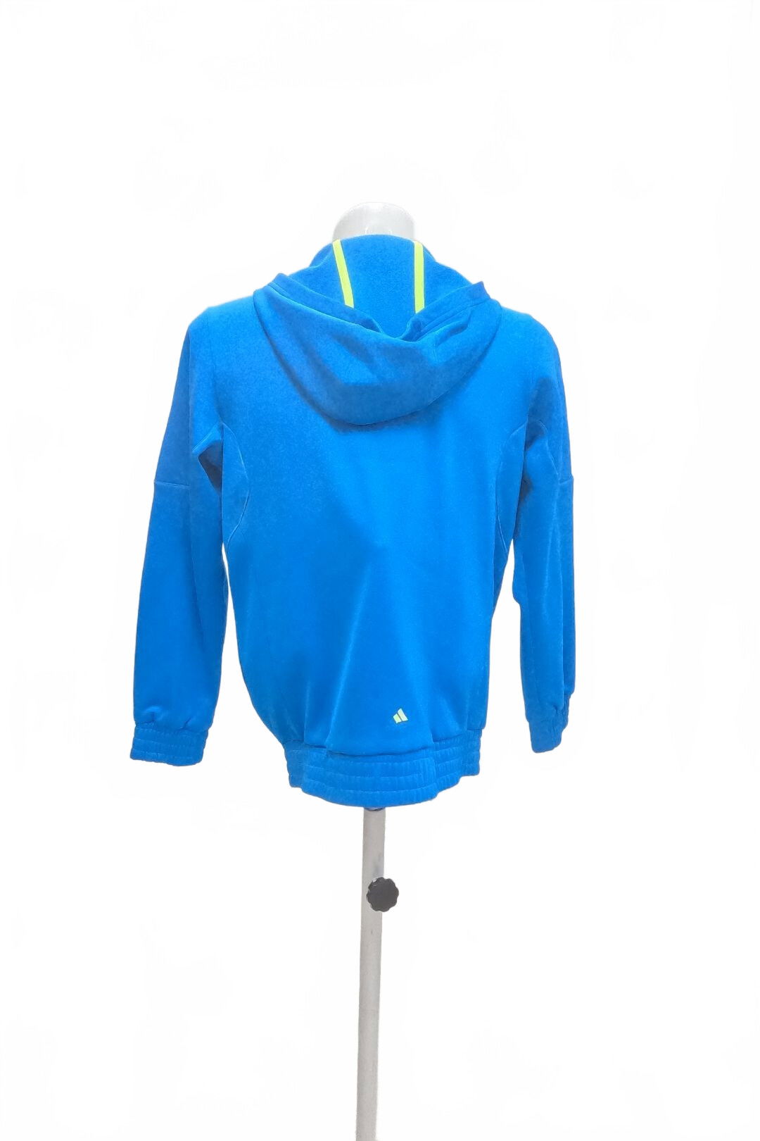 Chlapčenská mikina Adidas s potlačou, farba modrá, veľkosť 176