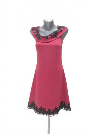 Dámske šaty Bodyflirt Boutique, farba ružová, veľkosť S