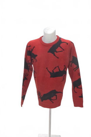 Pánský svetr Fisherfield, barva vzorovaná, velikost XL