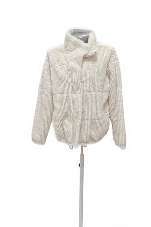 Dámska bunda Fbsister, farba biela, veľkosť S