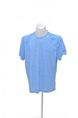 Pánské tričko Champion bez potisku, barva modrá, velikost L