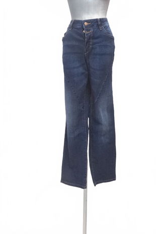 Dámske nohavice John Baner, farba denim, veľkosť 44