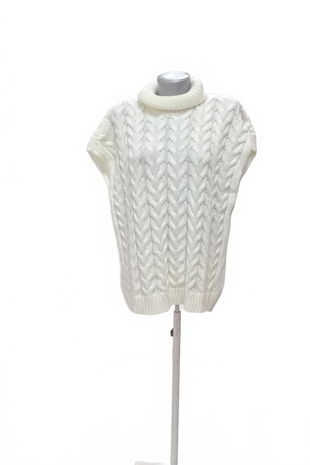 Dámský svetr Genesis, barva bílá, velikost XL