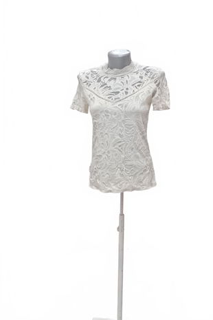 Dámske tričko Vila bez potlače, farba biela, veľkosť S