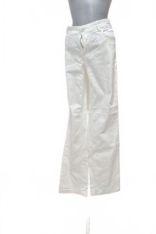 Dámské kalhoty Tom Tailor, barva bílá, velikost XL