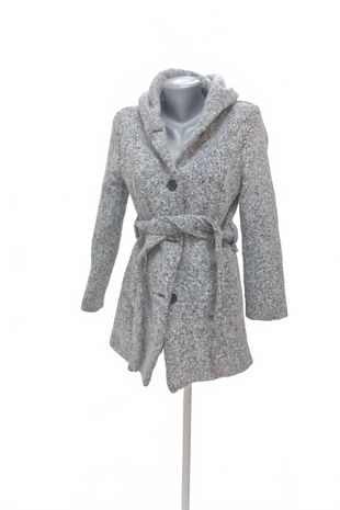 Dámsky zimný kabát Jean Pascale, farba sivá, veľkosť 42