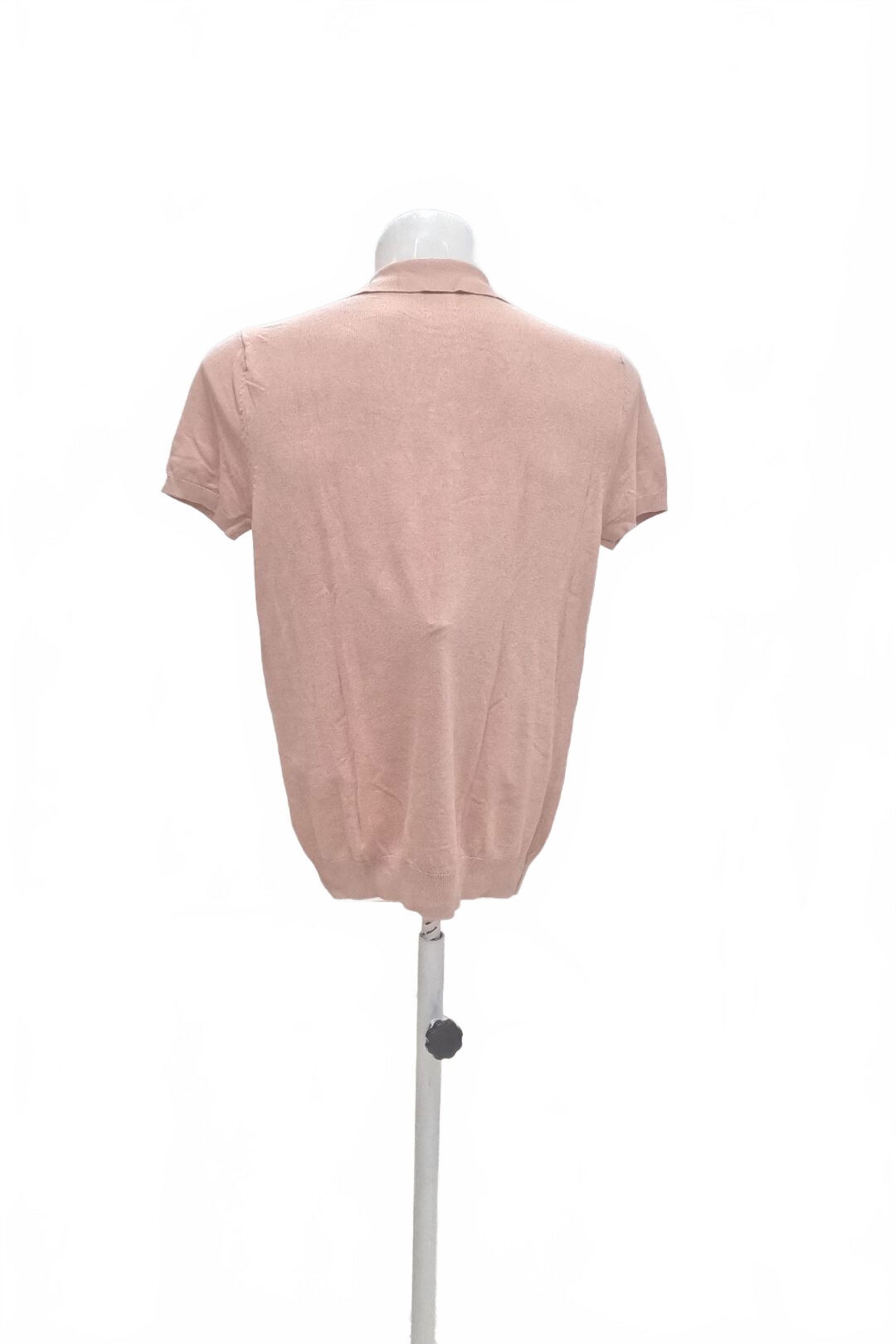 Pánské tričko Zara bez potisku, barva růžová, velikost L