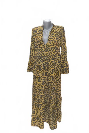 Dámske šaty New Collection, farba zvieracie vzory, veľkosť M